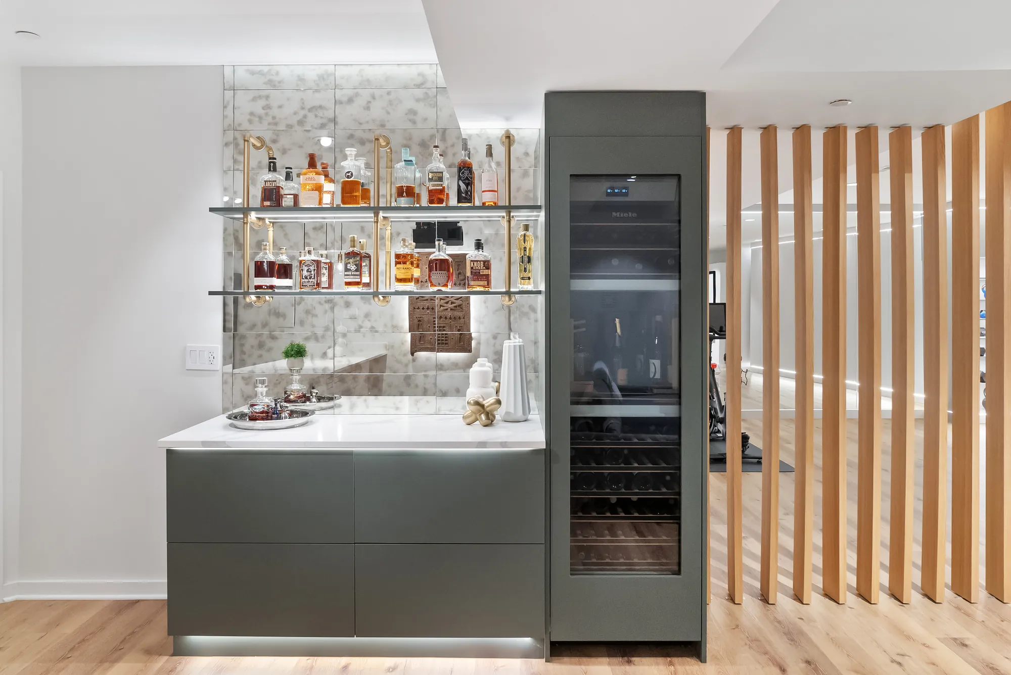 Custom wet bar